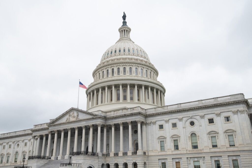 the united states capitol building in washington dc, united states of america