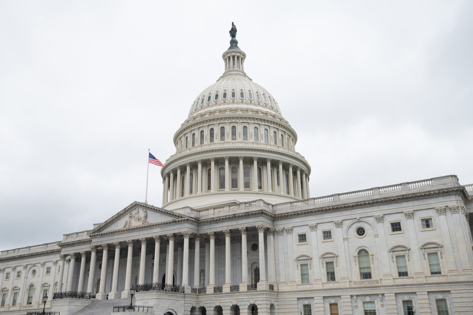 The United States Capitol building in Washington DC, United States of America