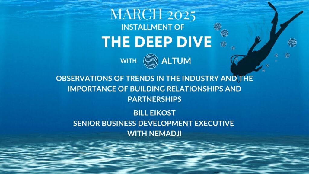 Webinar: Observations of Trends in the Industry and the Importance of Building Relationships and Partnerships