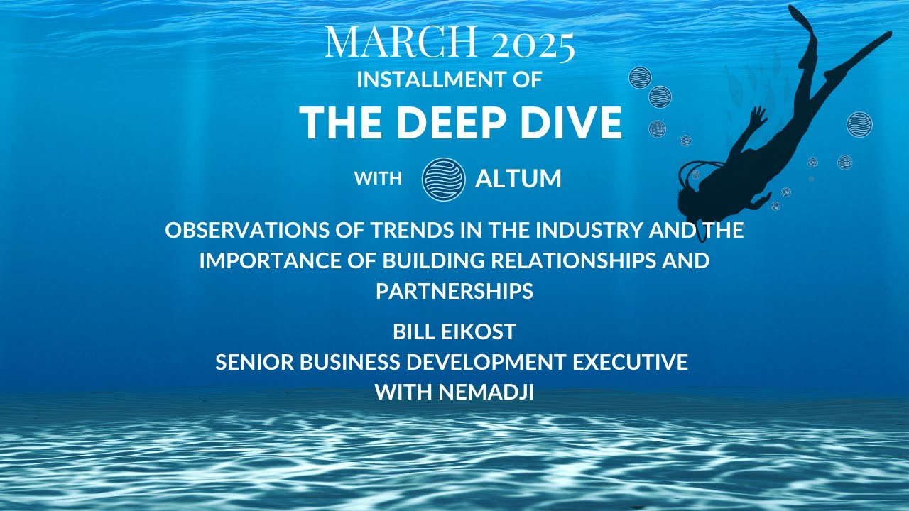 Webinar: Observations of Trends in the Industry and the Importance of Building Relationships and Partnerships