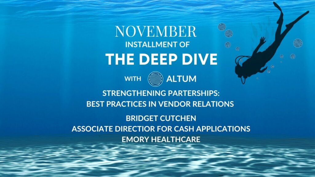 Webinar: Strengthening Partnerships: Best Practices in Vendor Relations w/ Bridget Cutchen, Emory Healthcare