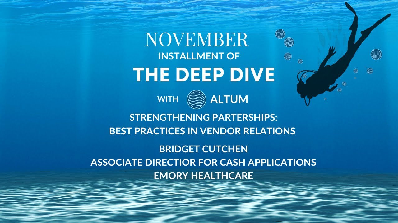 Webinar: Strengthening Partnerships: Best Practices in Vendor Relations w/ Bridget Cutchen, Emory Healthcare